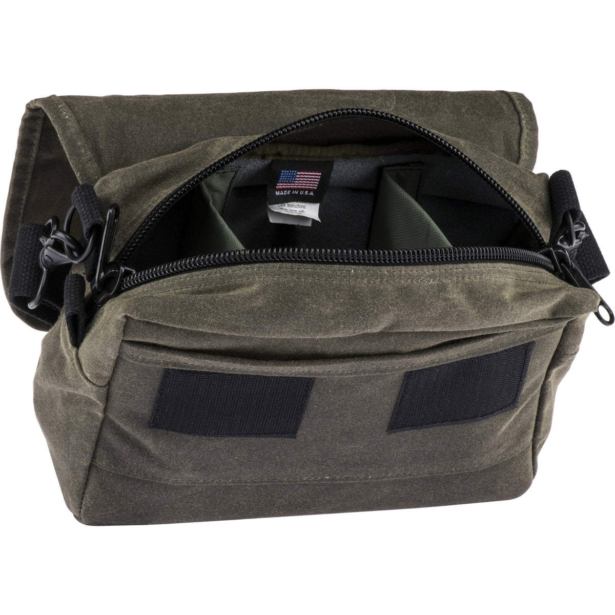 Bandolera Domke F-5XB RuggedWear Shoulder y Belt (Military Verde) - contenido de la caja