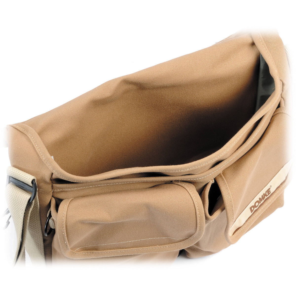 Bandolera Domke F-802 Reporter's Satchel (Arena) - vista frontal