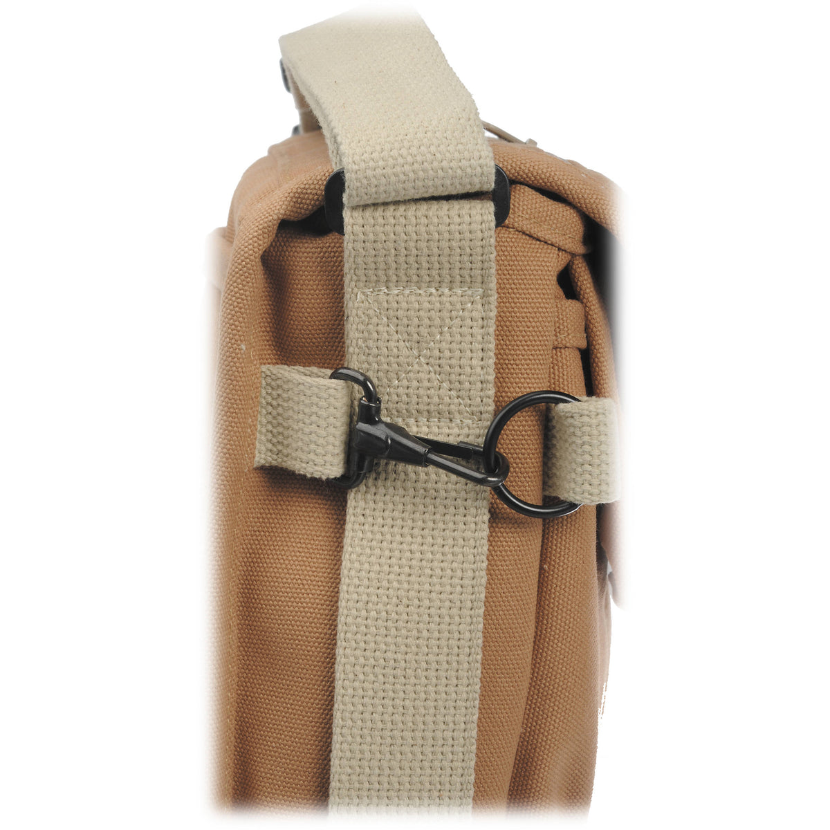 Bandolera Domke F-802 Reporter's Satchel (Arena) - puertos y conexiones