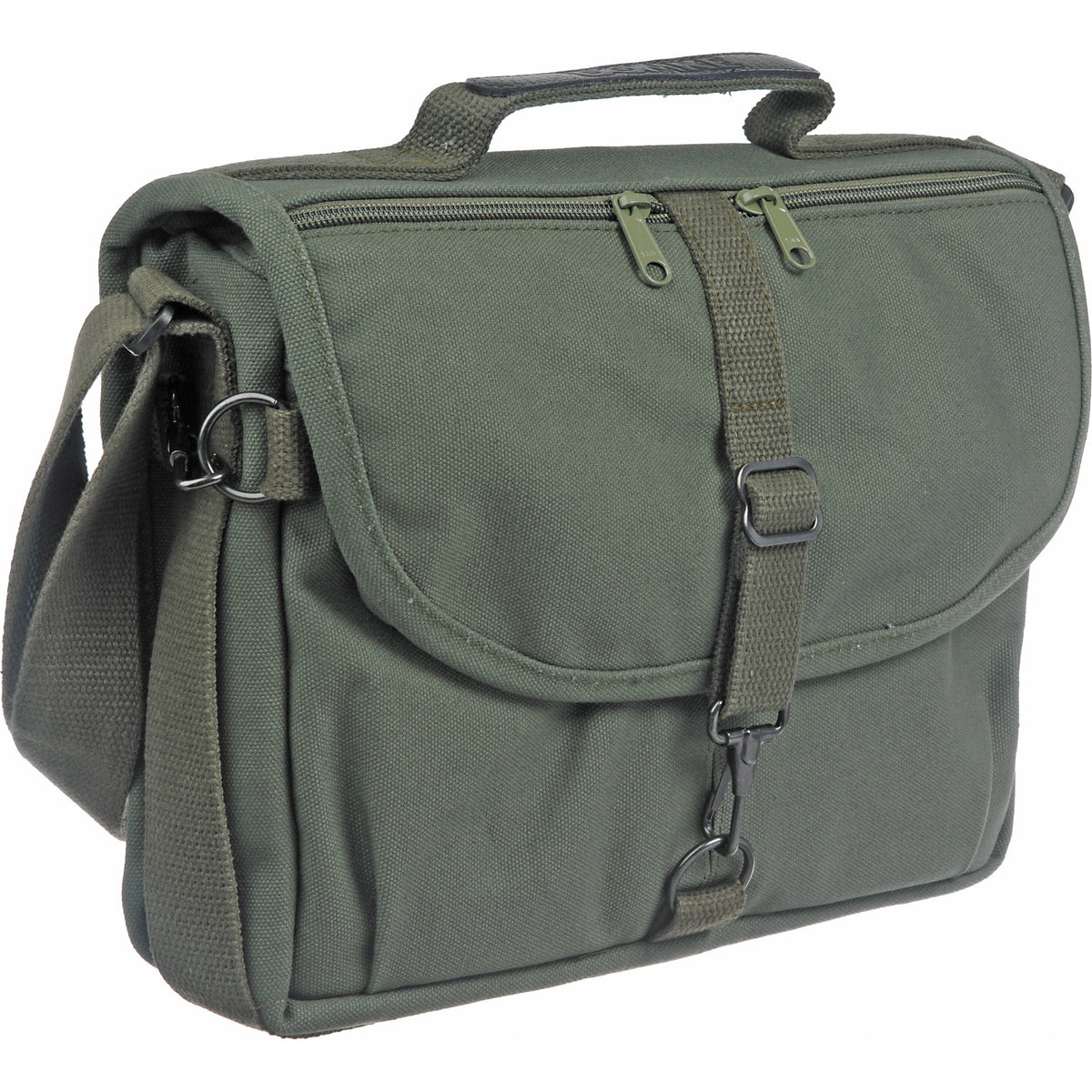 Bandolera Domke F-802 Reporter's Satchel (Verde oliva Drab) - vista principal