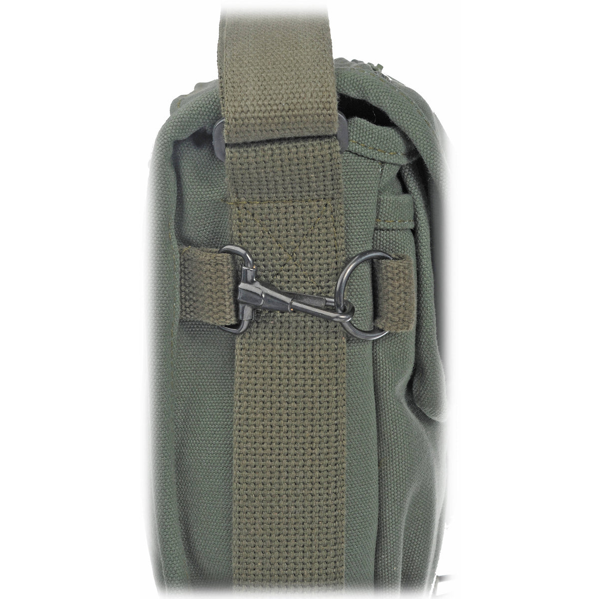 Bandolera Domke F-802 Reporter's Satchel (Verde oliva Drab) - puertos y conexiones