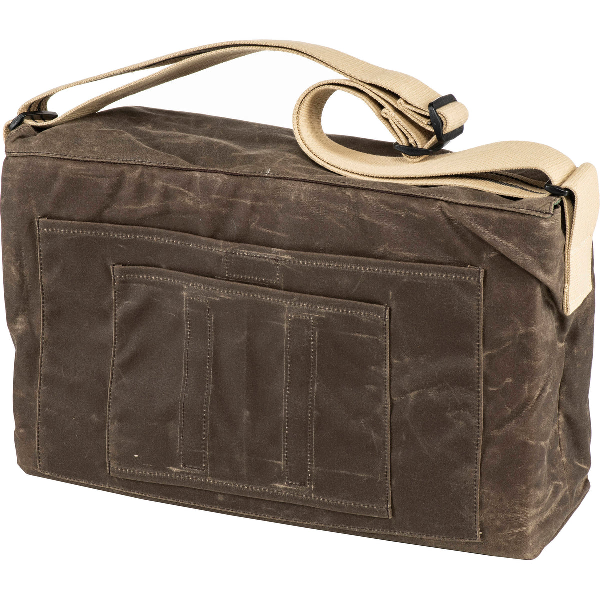 Bandolera Domke F-833 Grande Photo Courier (Brown RuggedWear Waxed Canvas) - puertos y conexiones