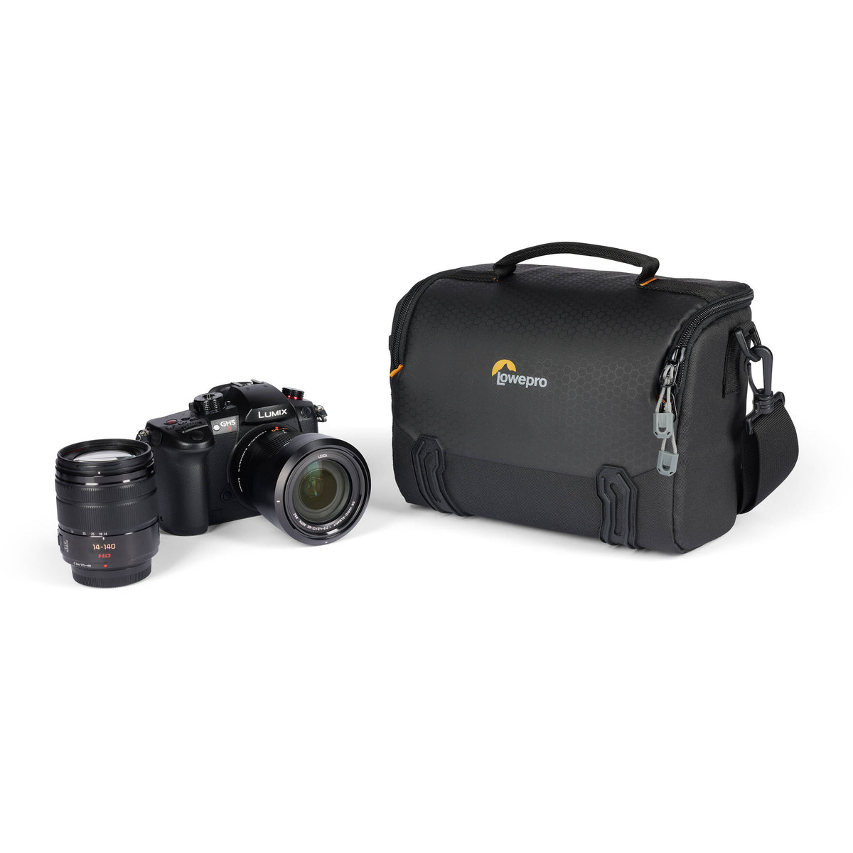 Bandolera Lowepro Adventura SH 160 III (Negro) - puertos y conexiones