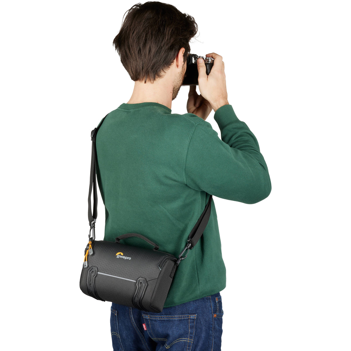 Bandolera Lowepro Adventura SH 160 III (Negro) - detalle