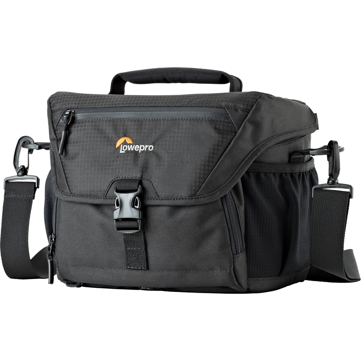 Bandolera Lowepro Nova 180 AW II (Negro) - vista frontal