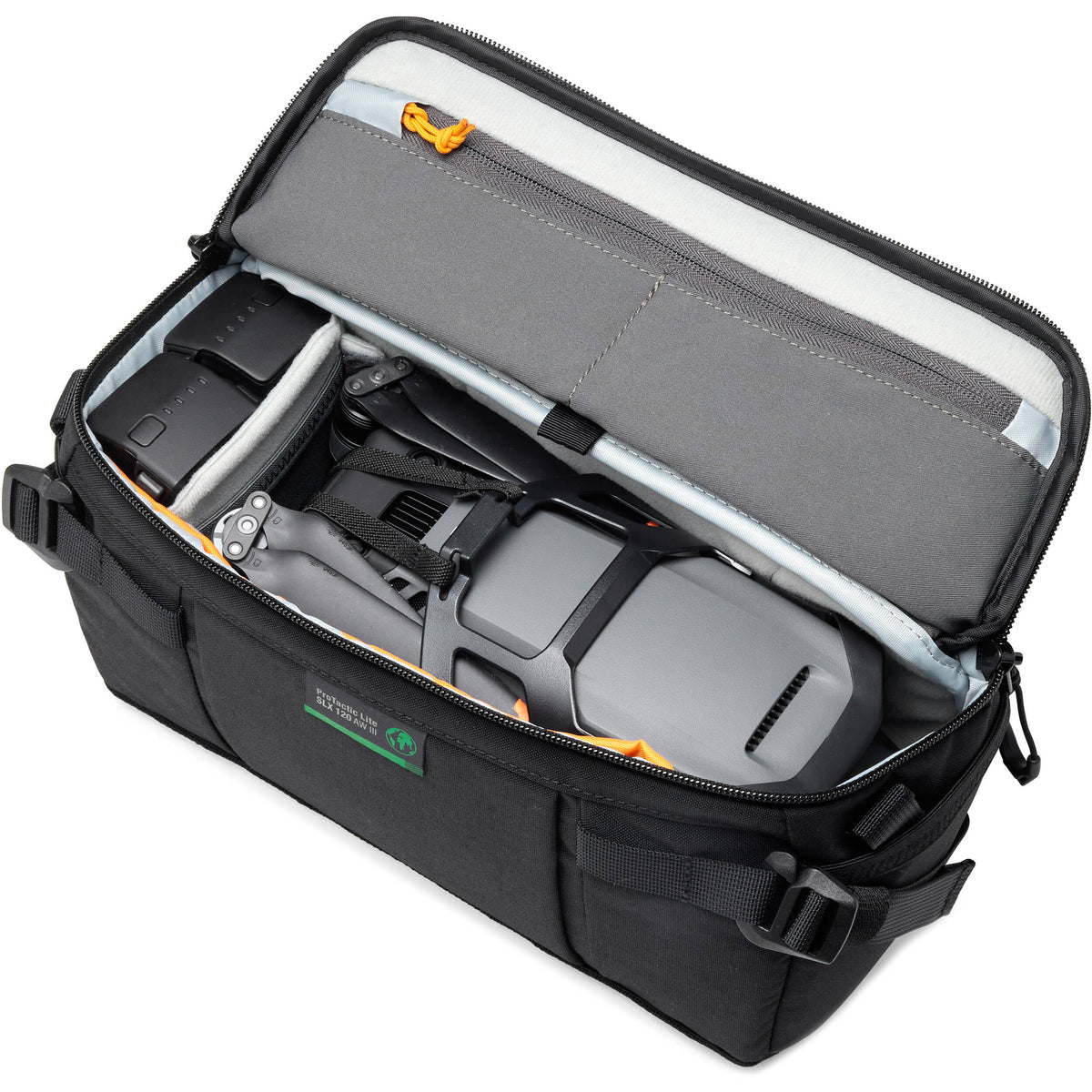 Bandolera Lowepro ProTactic Lite SLX 120 AW III Sling (Negro, 5L) - detalle