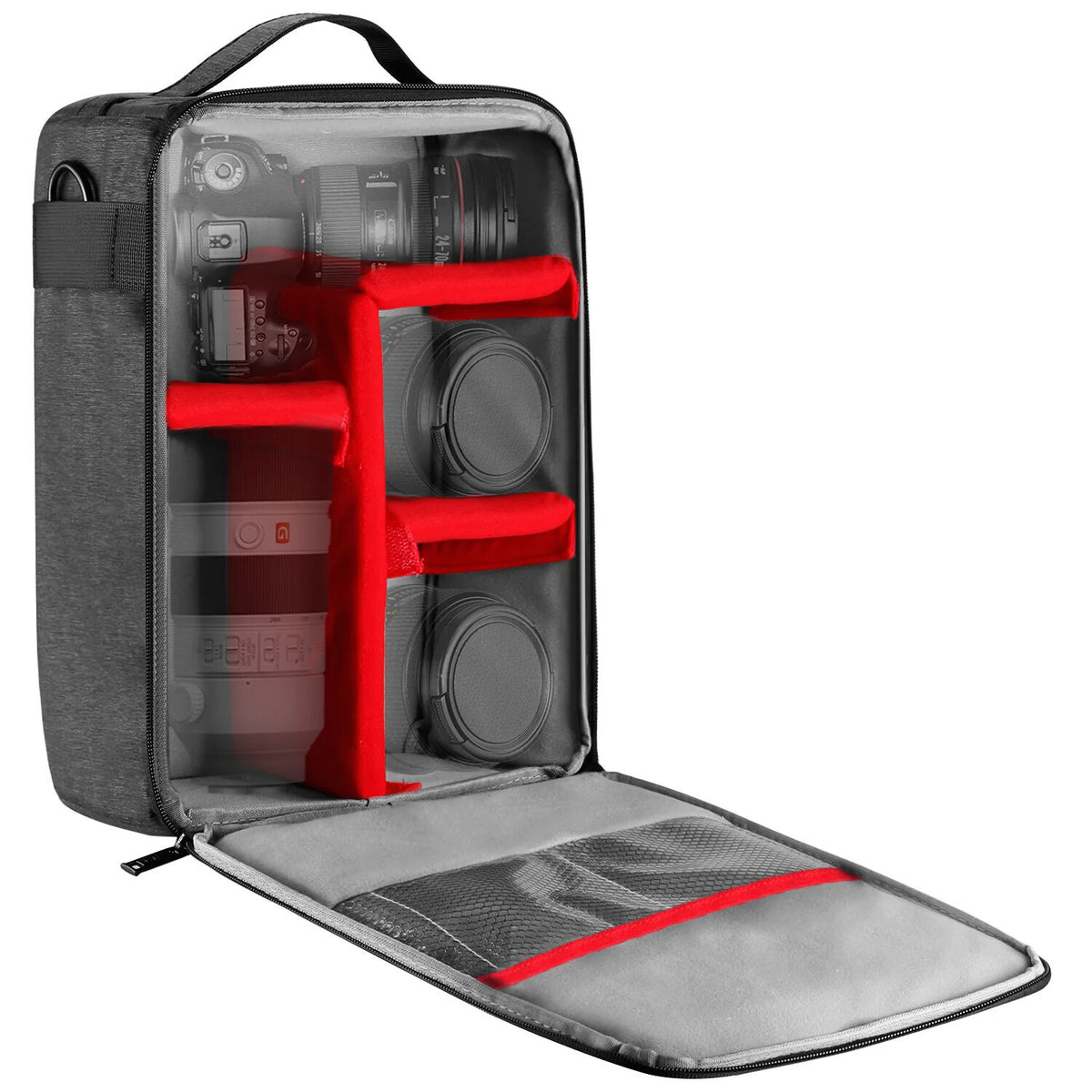 Bandolera Neewer NW140S (Gris) - vista frontal