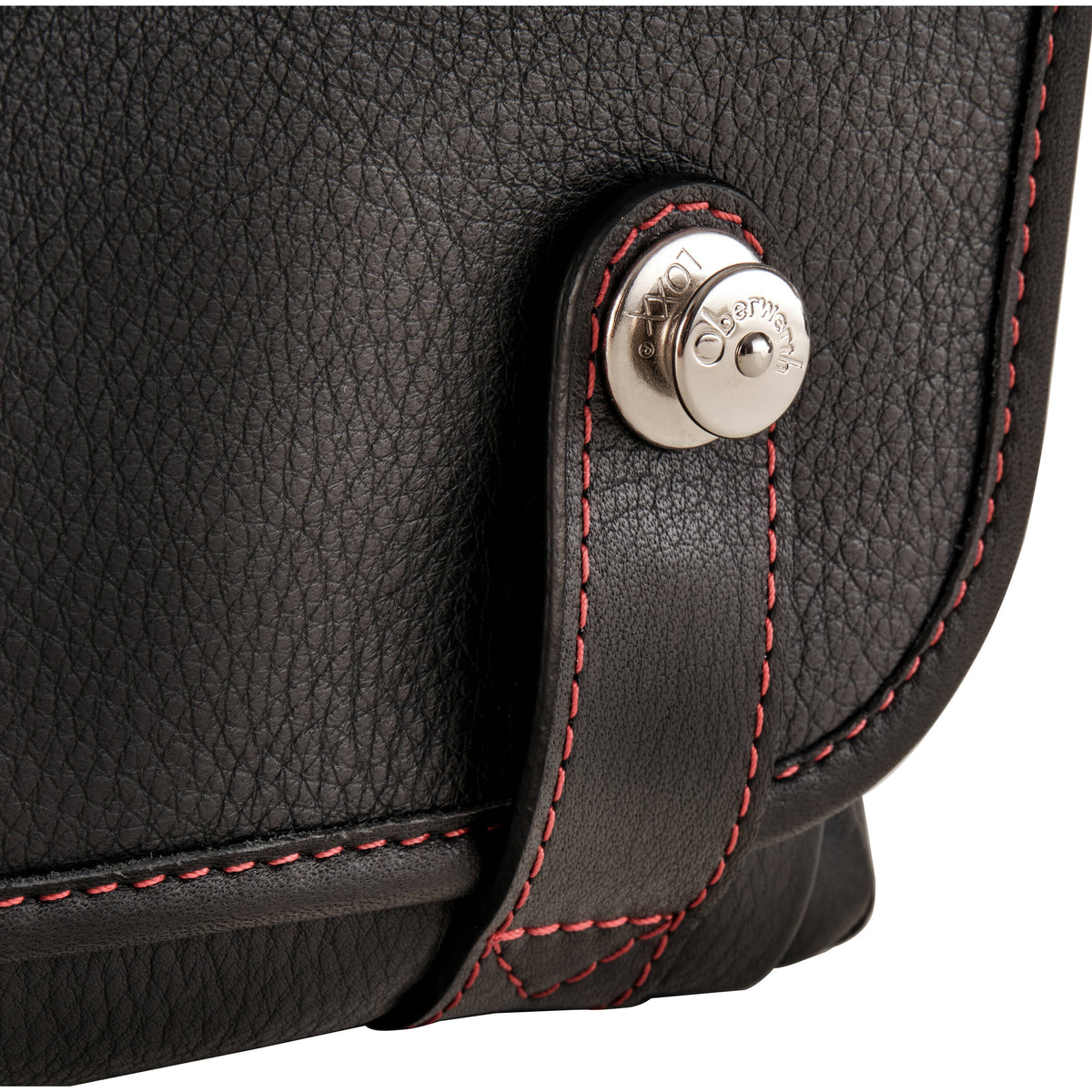 Bandolera Oberwerth Louis VFlex para Leica M11 (Negro con Rojo Stitching) - puertos y conexiones