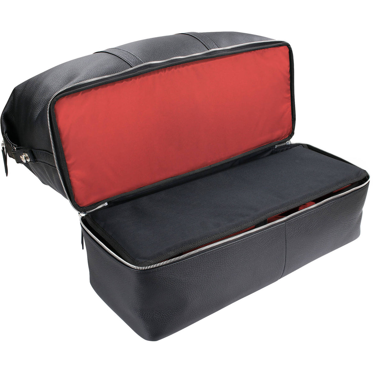 Bandolera Oberwerth Weekender Nelson L (Negro con "L" Rojo inserto) - vista frontal