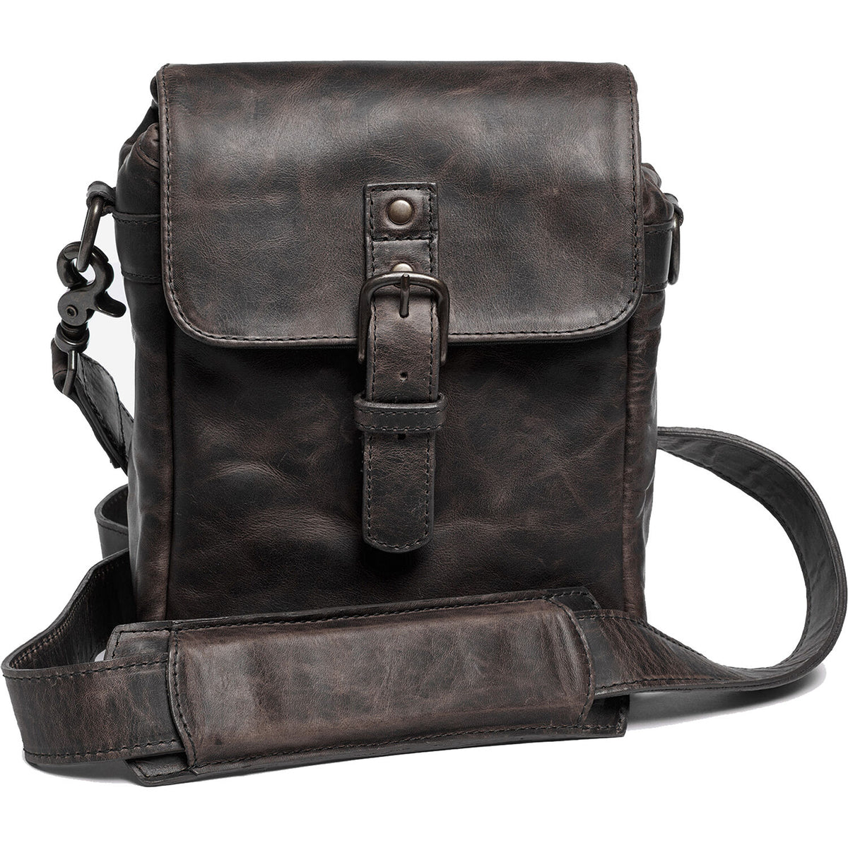 Bandolera ONA Bond Street (Dark Truffle) - vista trasera