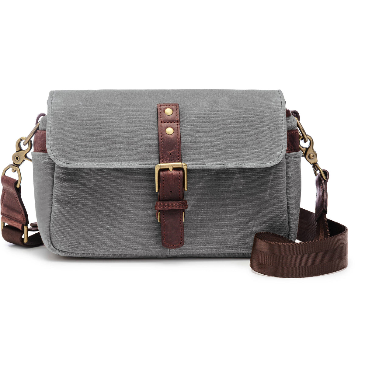 Bandolera ONA Bowery II (Smoke Gris Canvas) - vista principal