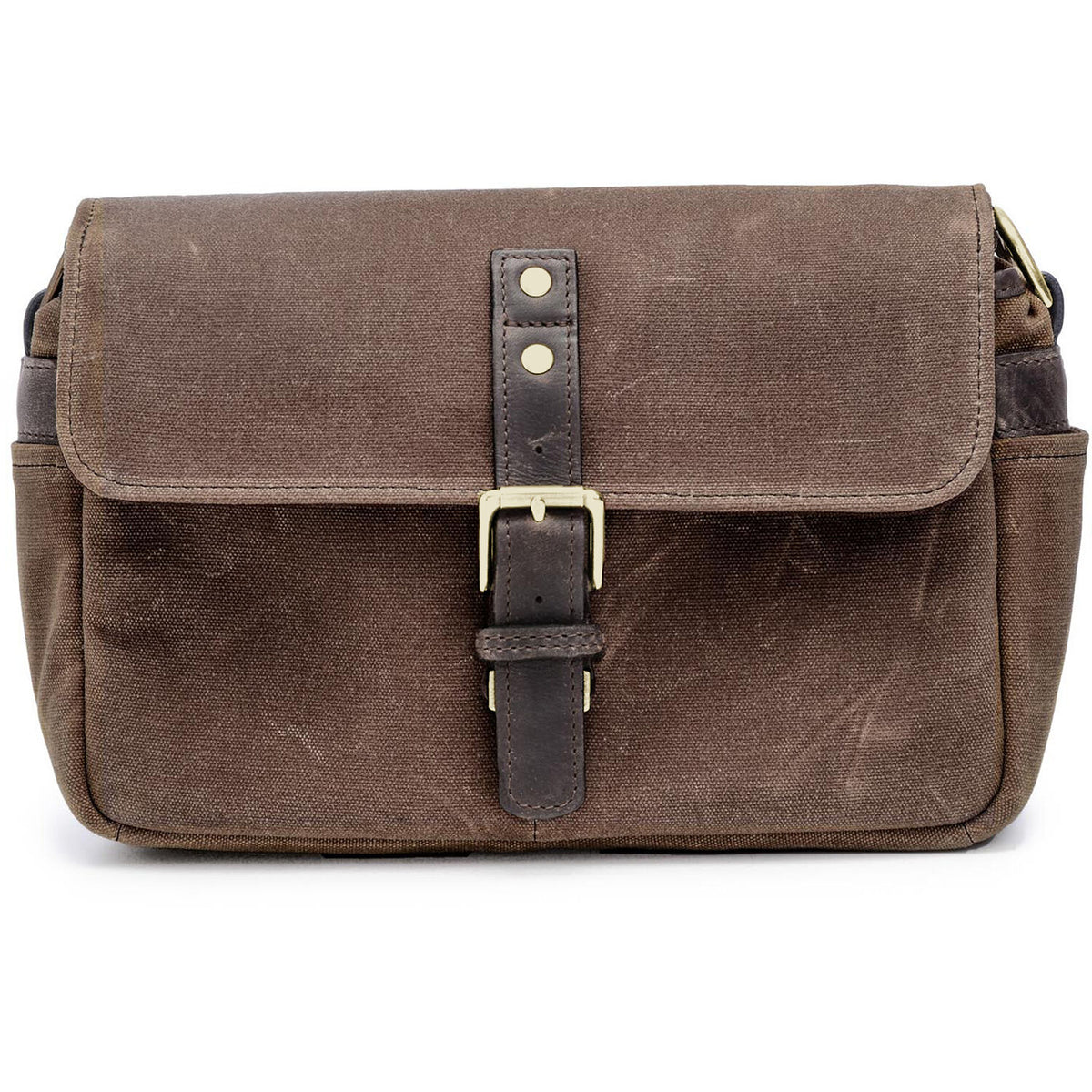 Bandolera ONA Bowery (Oak Brown Canvas) - vista frontal