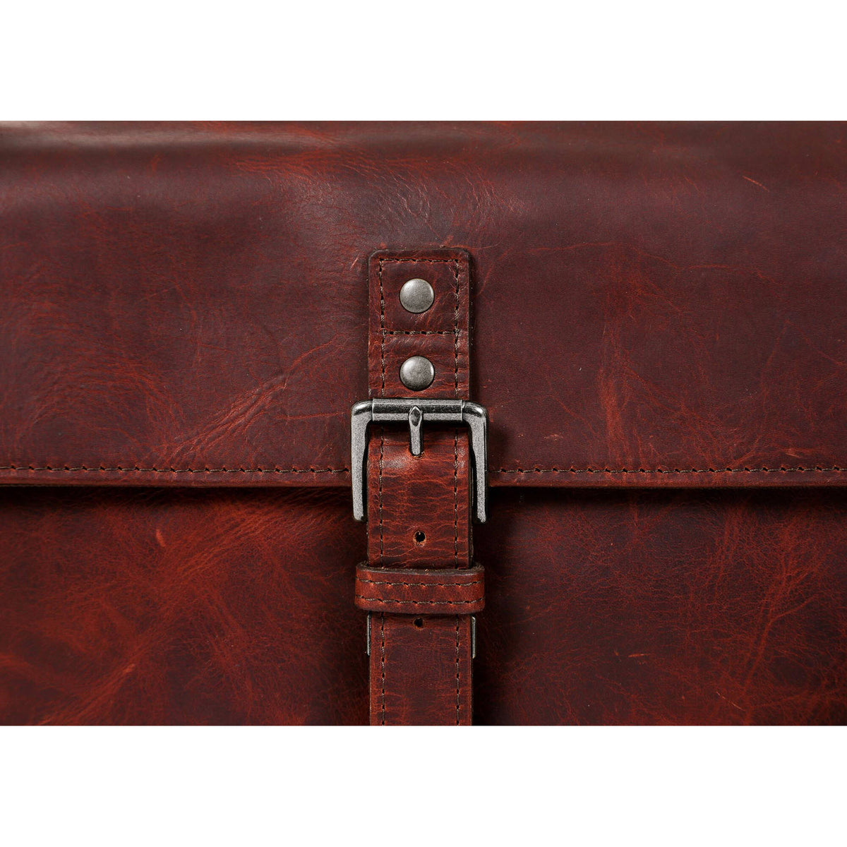 Bandolera ONA Bowery (Root Beer Leather) - detalle