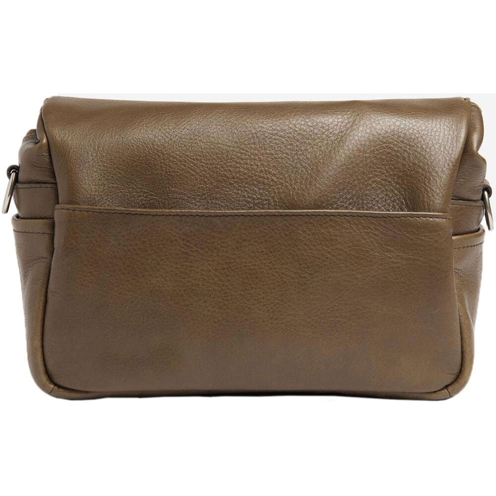 Bandolera ONA Bowery (Verde oliva Leather) - vista lateral