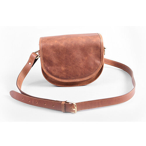Bandolera ONA Savannah (Antique Cognac) - vista lateral
