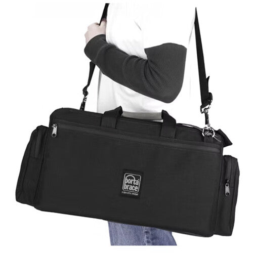 Bandolera PortaBrace liviano, blanda con Strap para Sony RX10 III y IV (Negro) - vista trasera