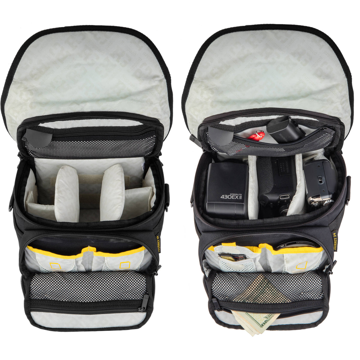 Bandolera Ruggard Journey 24 (Negro) - detalle