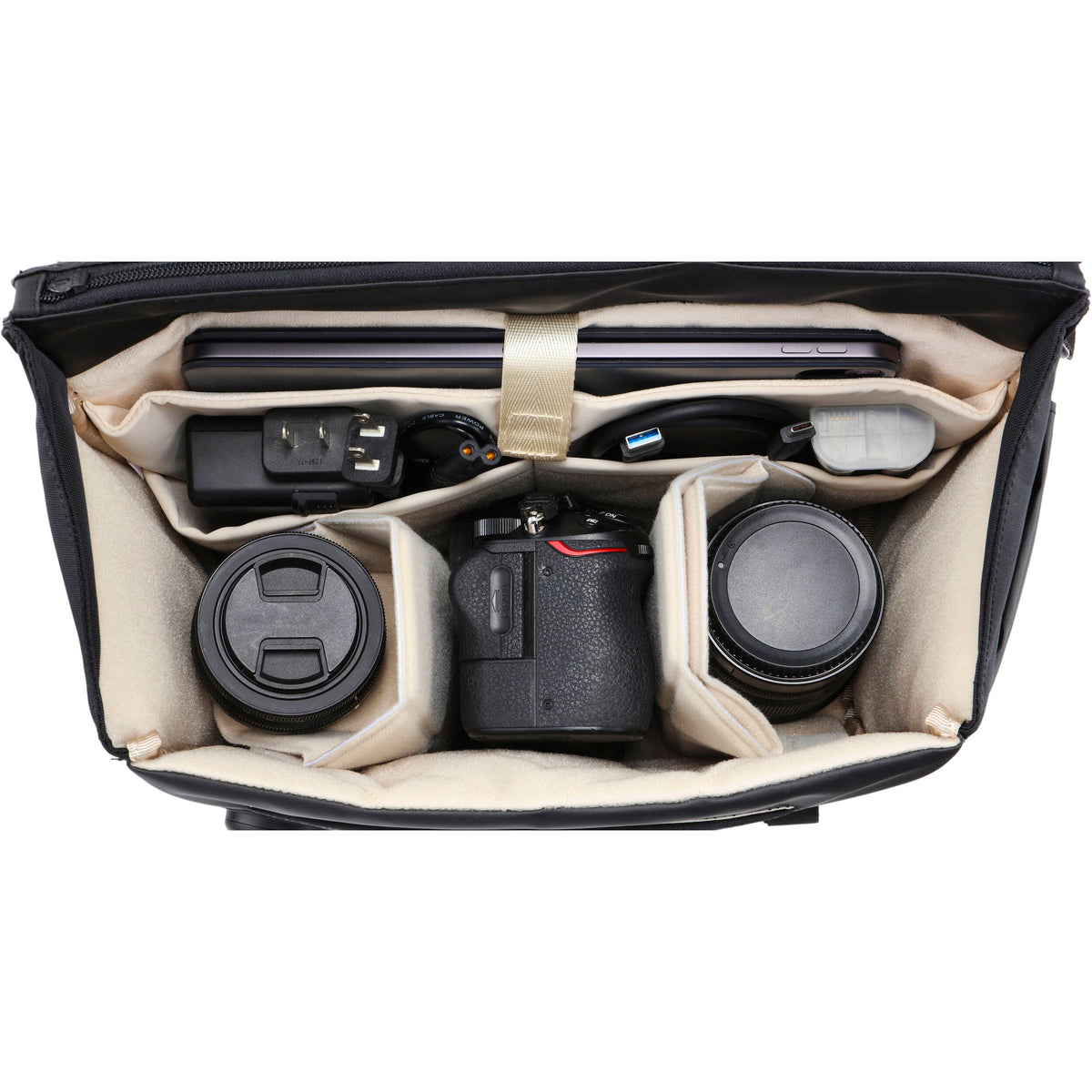 Bandolera Ruggard Triumph (7L) - puertos y conexiones