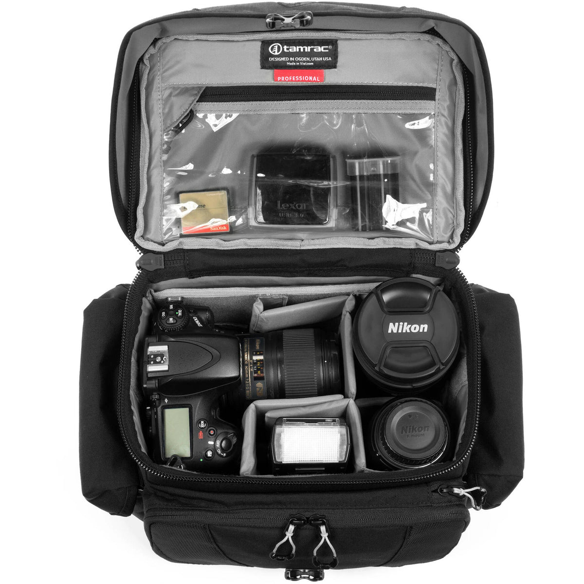 Bandolera Tamrac Stratus 6 Shoulder (Negro) - vista lateral