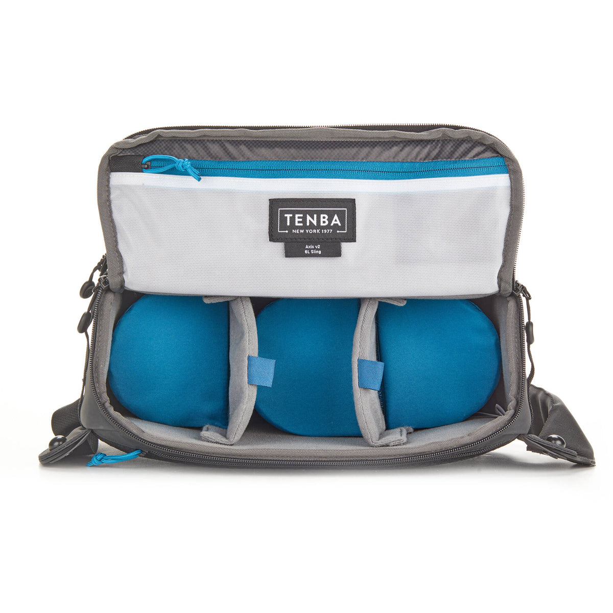 Bandolera Tenba AXIS V2 Sling (Negro, 6L) - vista frontal