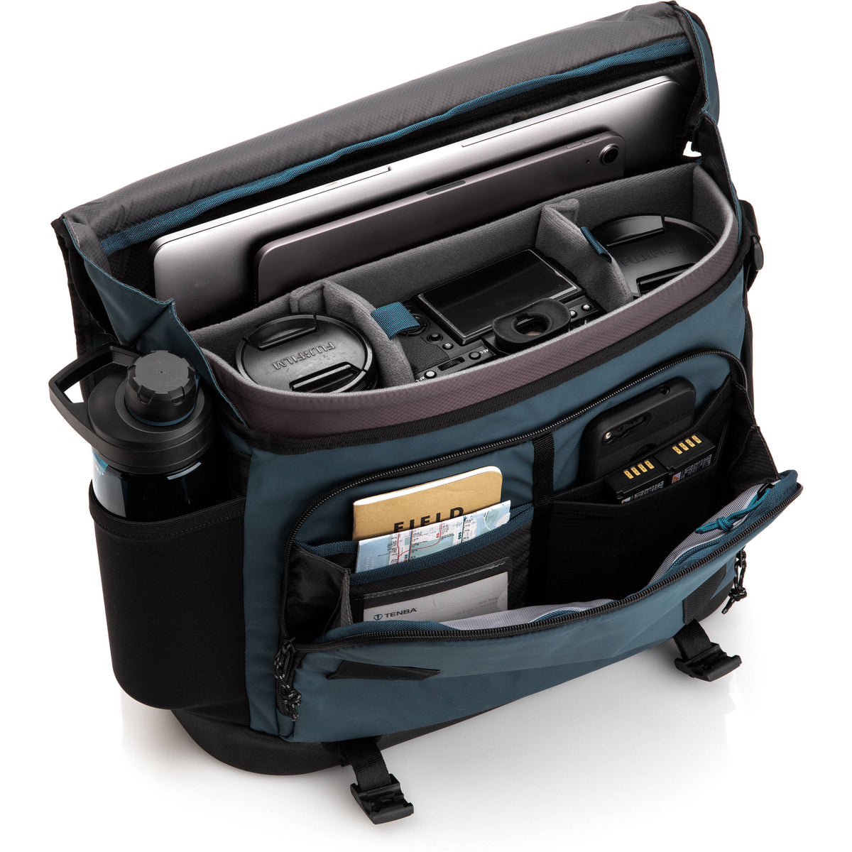Bandolera Tenba DNA 16 Slim Messenger (Azul) - vista trasera