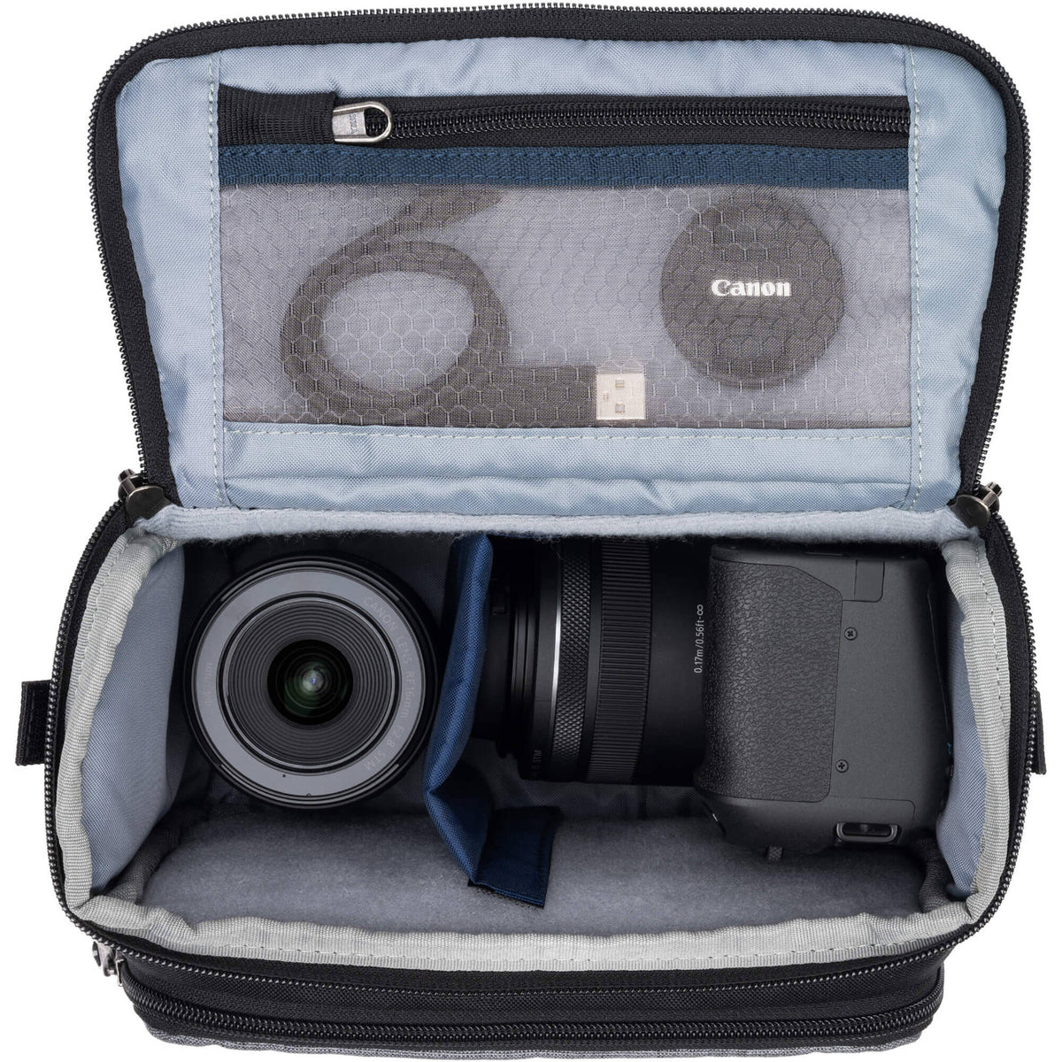 Bandolera Think Tank Photo Mover 20 (Cool Gris) - vista lateral