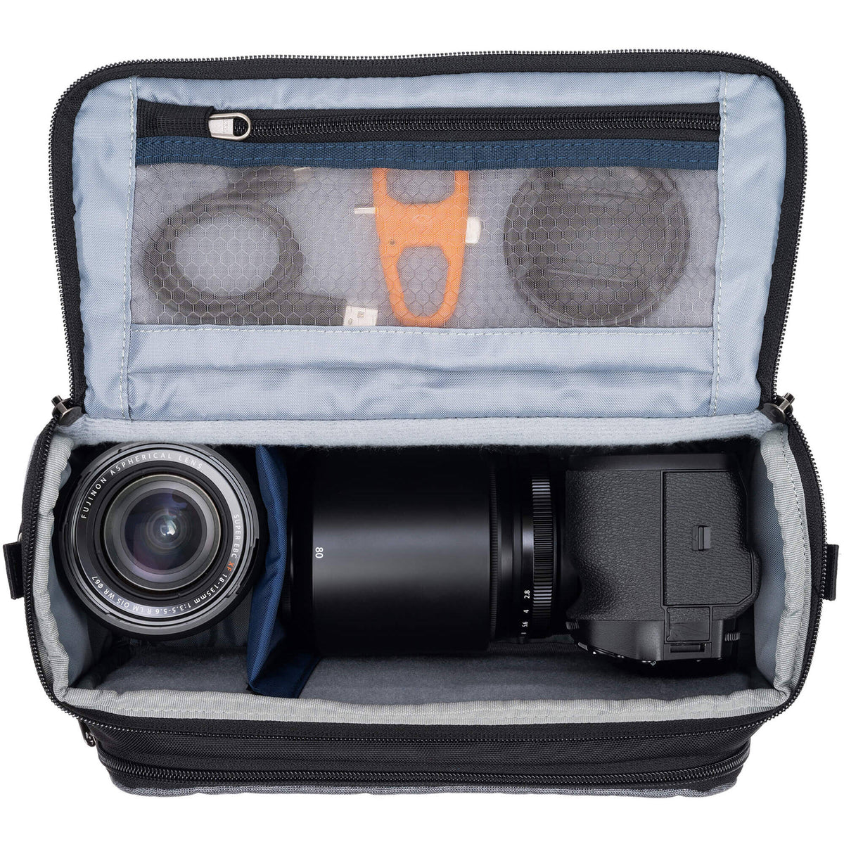 Bandolera Think Tank Photo Mover 25 (Cool Gris) - vista lateral