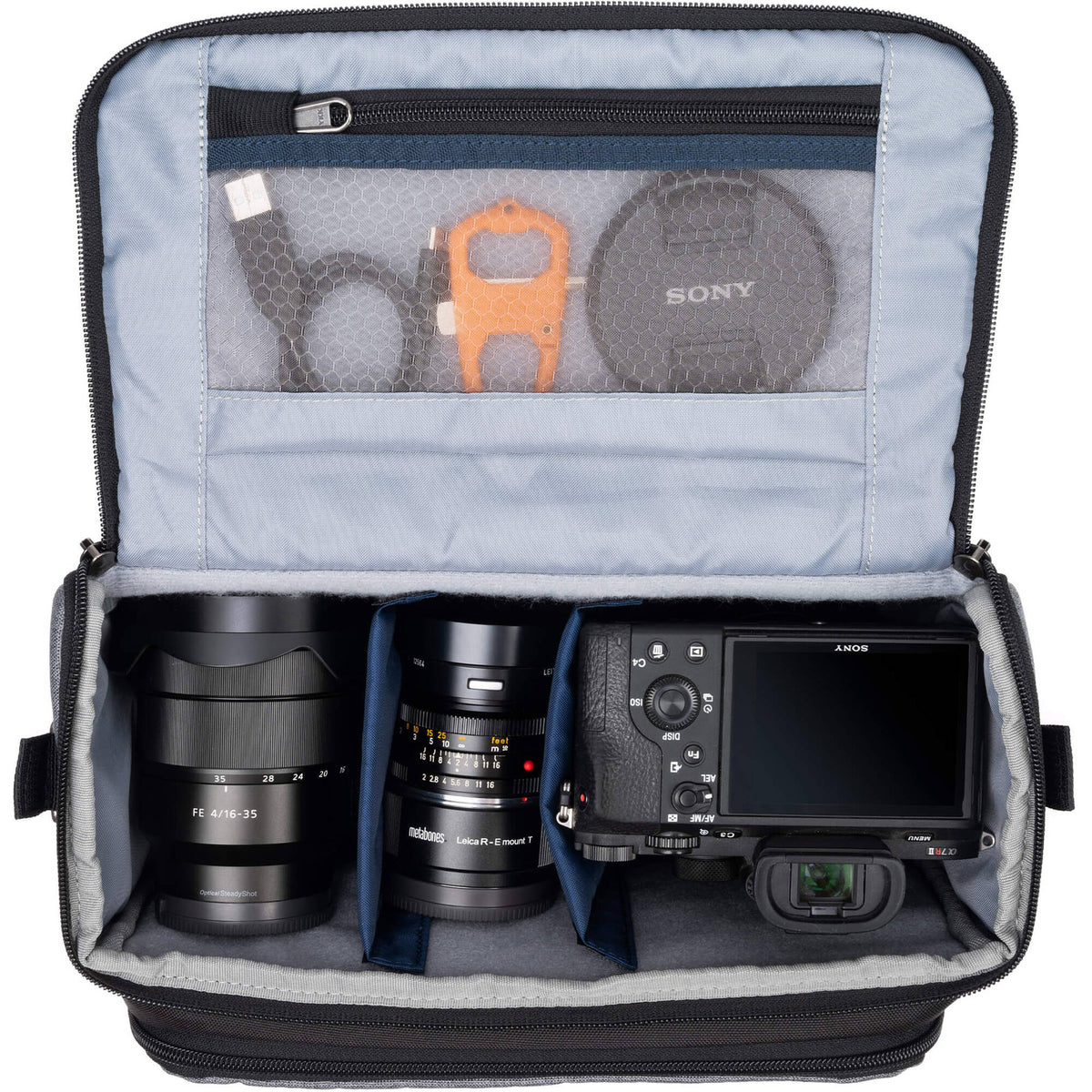Bandolera Think Tank Photo Mover 30 (Cool Gris) - detalle