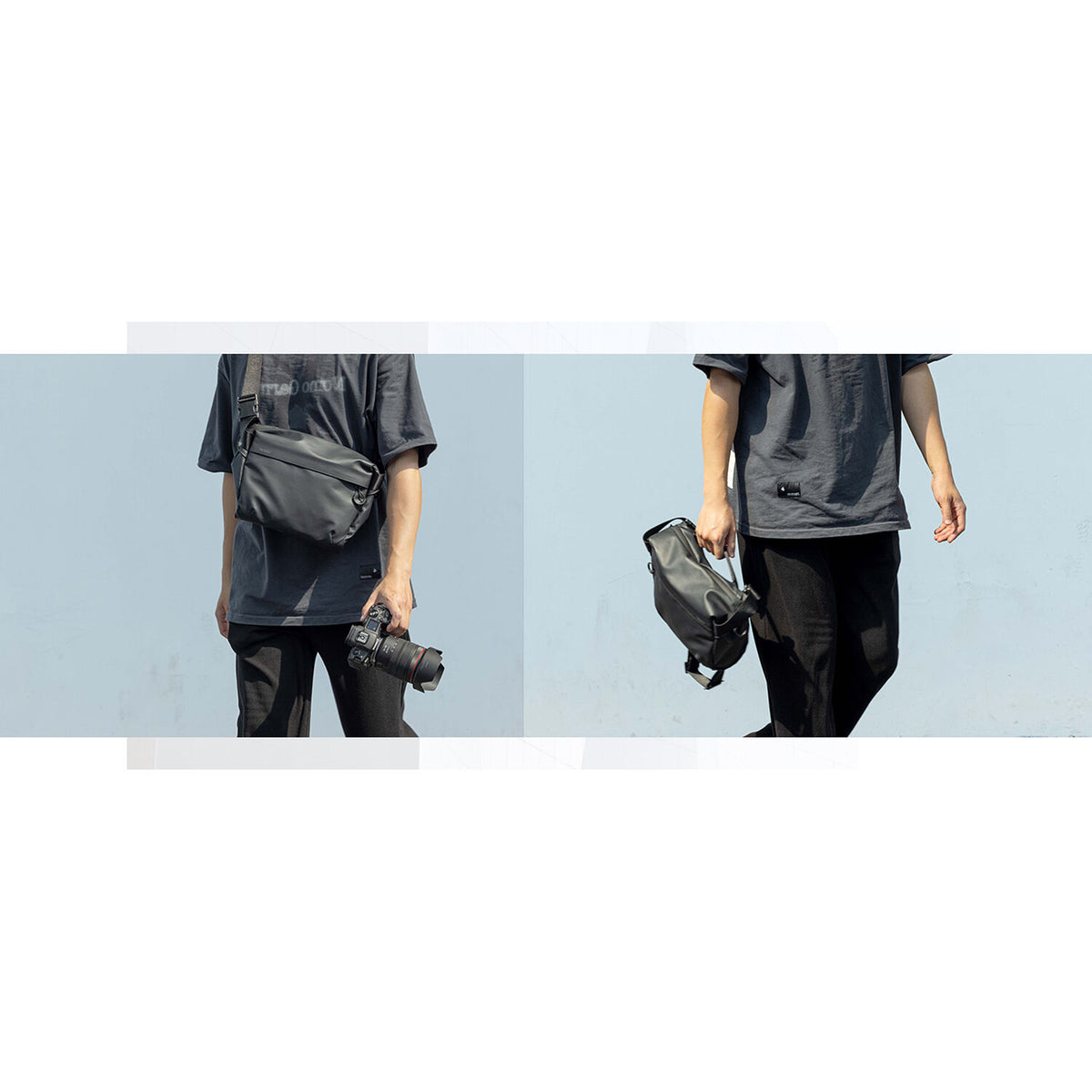 Bandolera Ulanzi Casual (Negro, 6L) - vista frontal