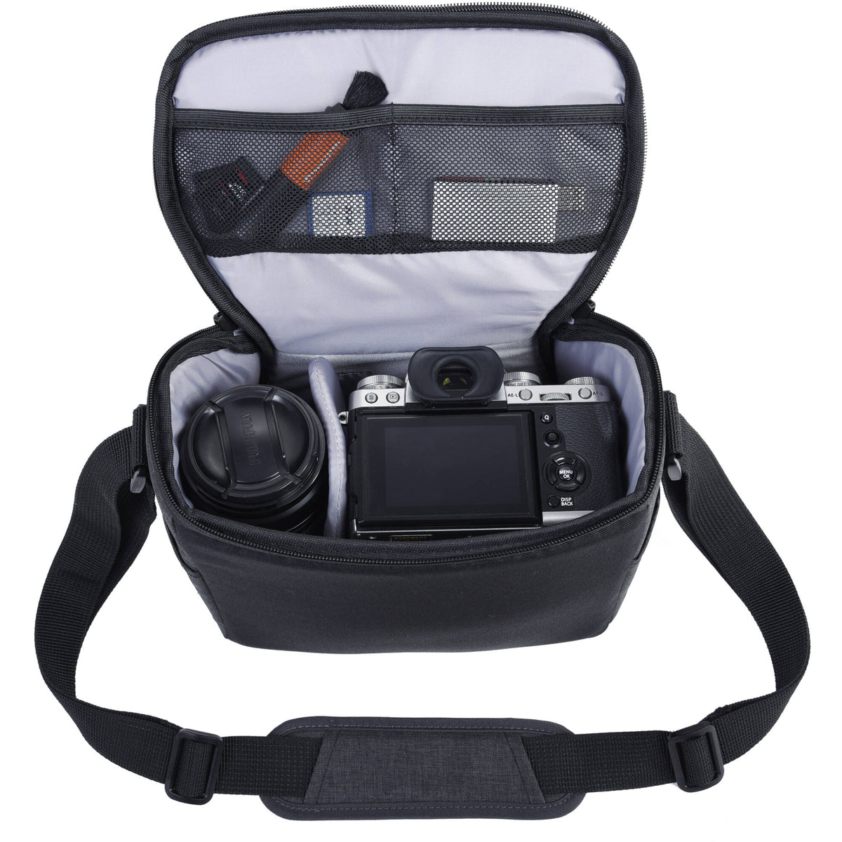 Bandolera Vanguard Vesta Aspire 21 (Gris, 5.8L) - puertos y conexiones