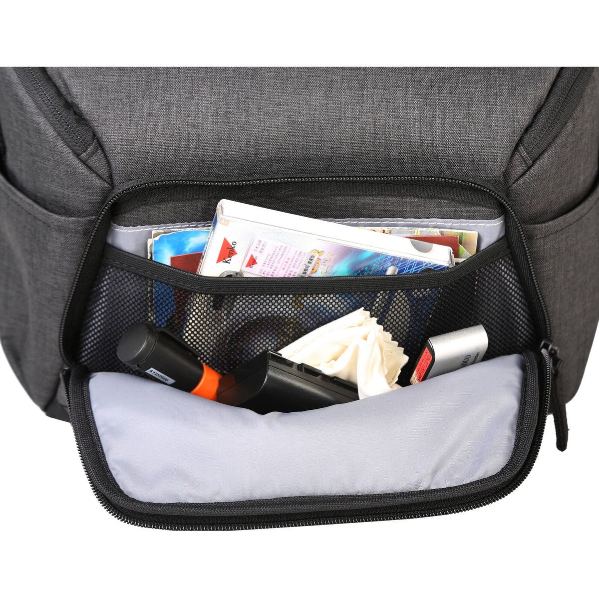 Bandolera Vanguard Vesta Aspire 25 (Gris, 9.3L) - contenido de la caja