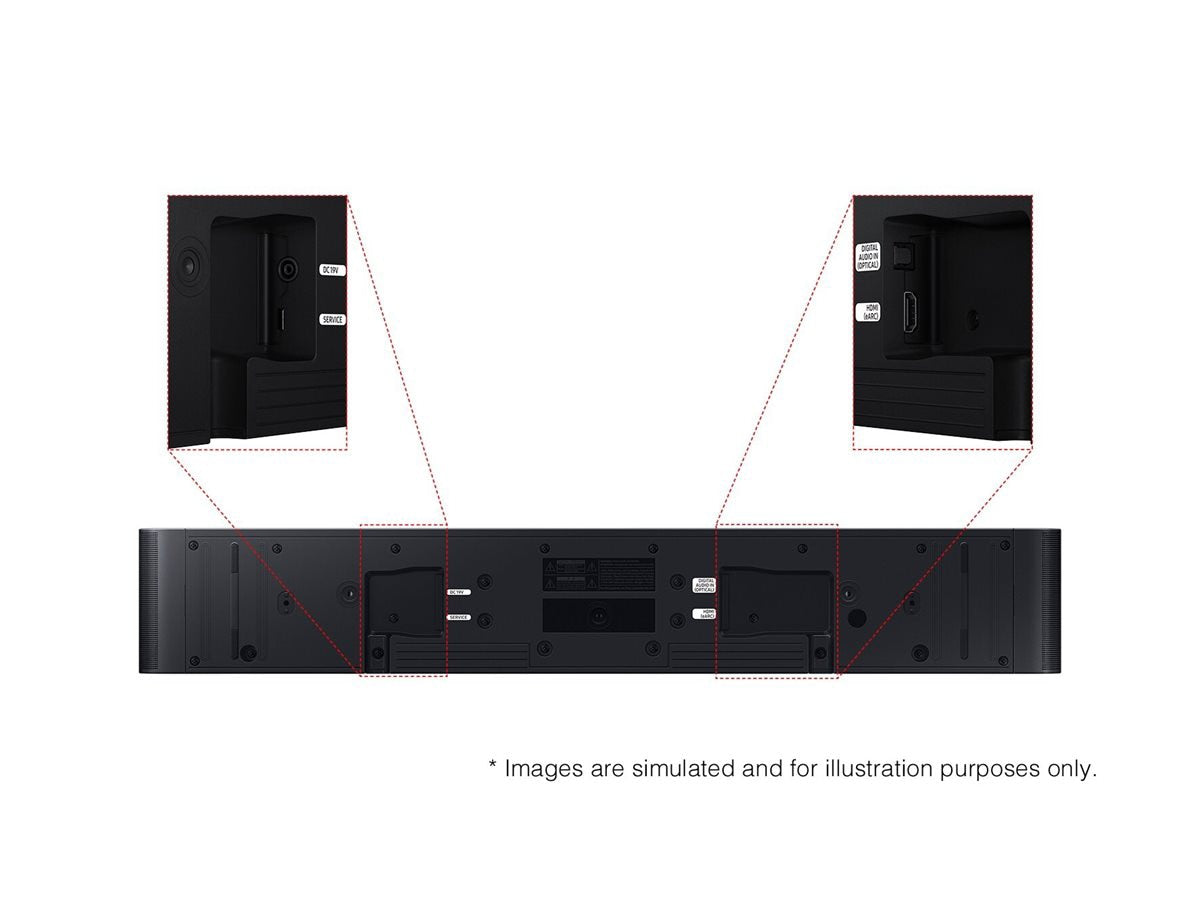 Barra de sonido Samsung HW-S60D - vista 5