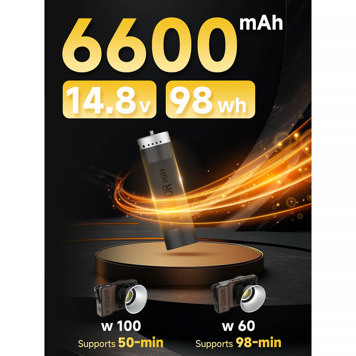 Batería COLBOR PG99 Power de empuñadura para CL60, CL100X y Wonder serie - contenido de la caja