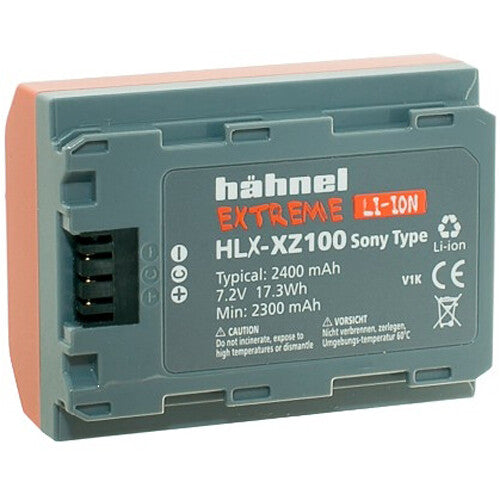 Batería hahnel HLX-XZ100 Extreme (2400mAh) - vista frontal