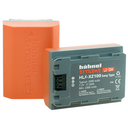 Batería hahnel HLX-XZ100 Extreme (2400mAh) - vista trasera