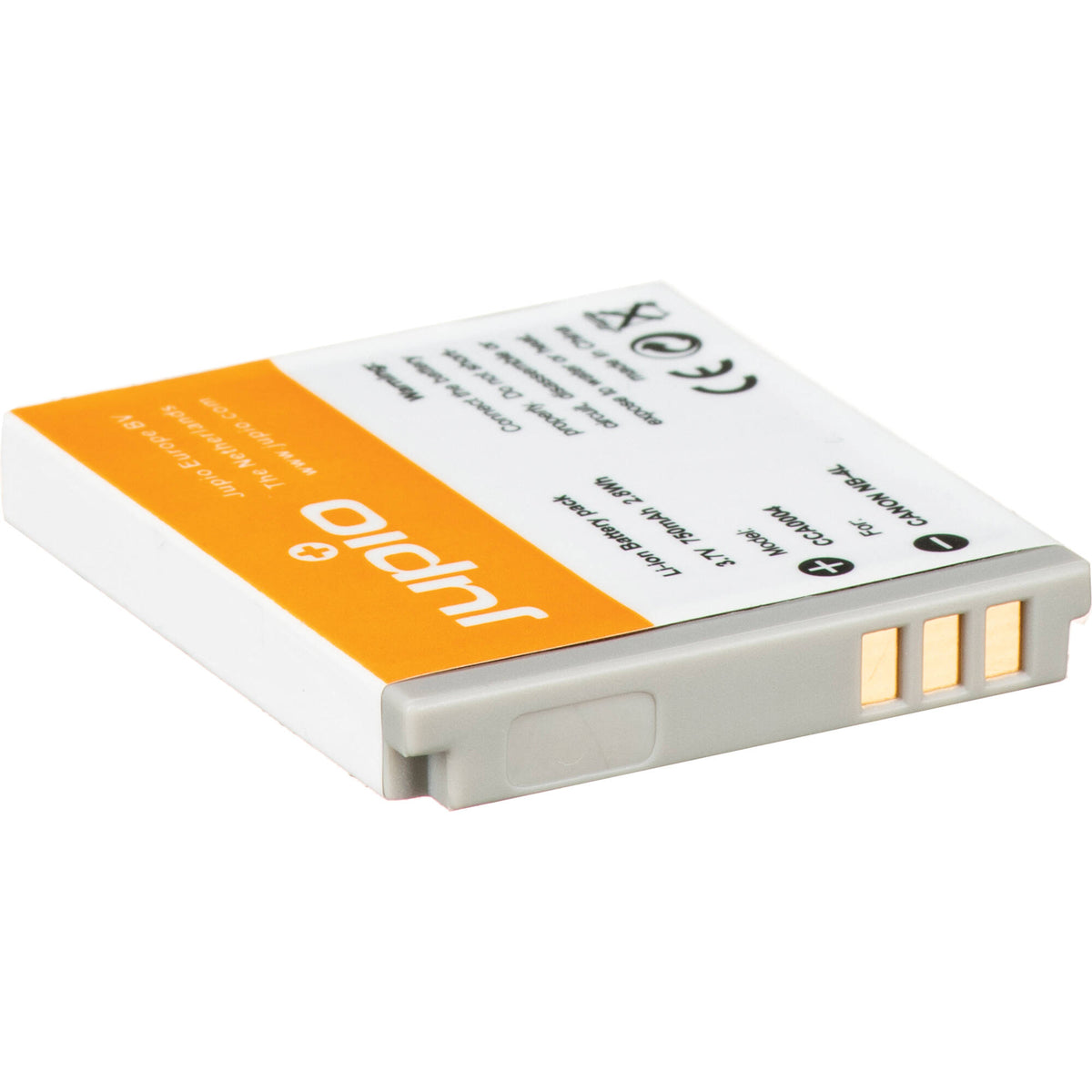 Batería Jupio NB-4L (3.7V, 700mAh) - vista trasera