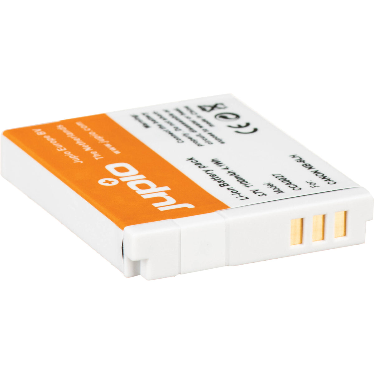 Batería Jupio NB-6LH (3.7V, 1100mAh) - vista trasera