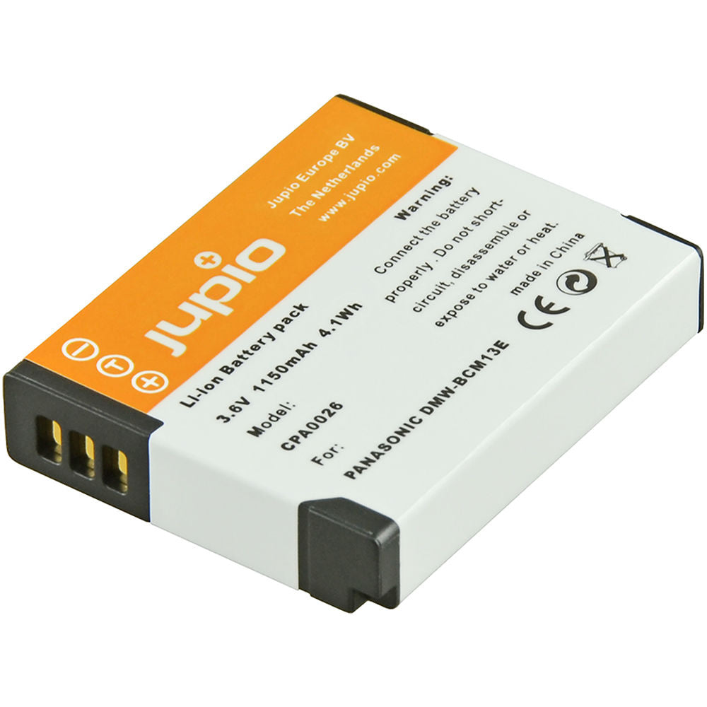 Batería Jupio Pair of DMW-BCM13E & USB doble cargador Value unidades (1150mAh) - vista frontal