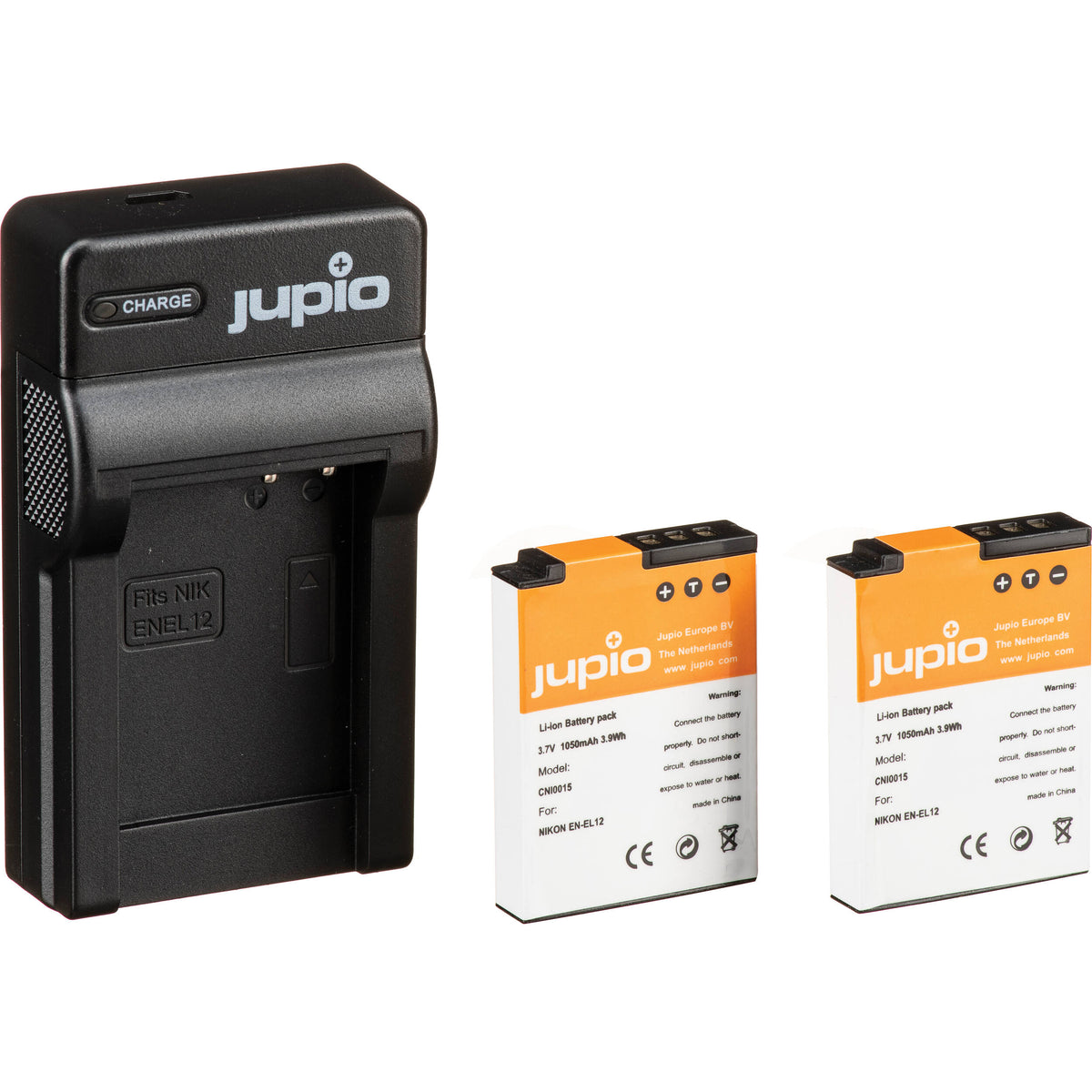 Batería Jupio Pair of EN-EL12 y USB Single cargador Value unidades - vista principal