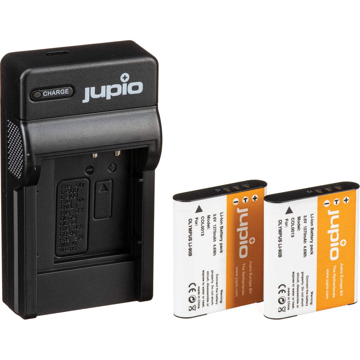 Batería Jupio Pair of LI-90B y USB Single cargador Value unidades - vista principal
