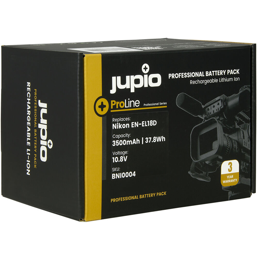 Batería Jupio ProLine EN-EL18d (3500mAh) - vista trasera