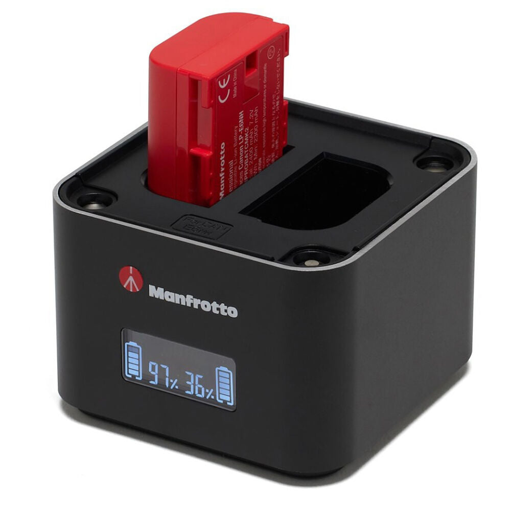 Batería Manfrotto LP-E6NH (2400mAh, 2-unidades) - vista lateral