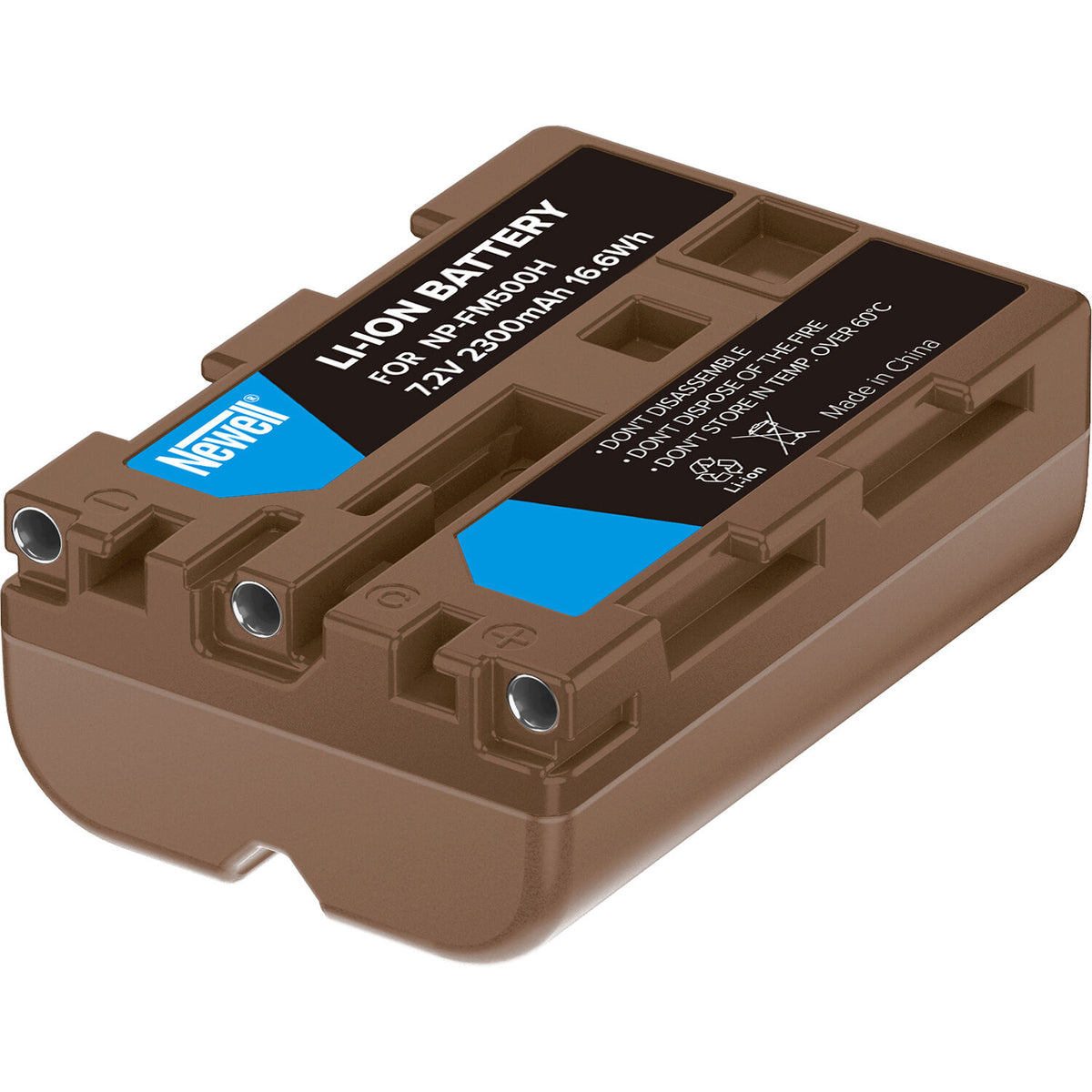 Batería Newell NP-FM500H USB-C - vista frontal