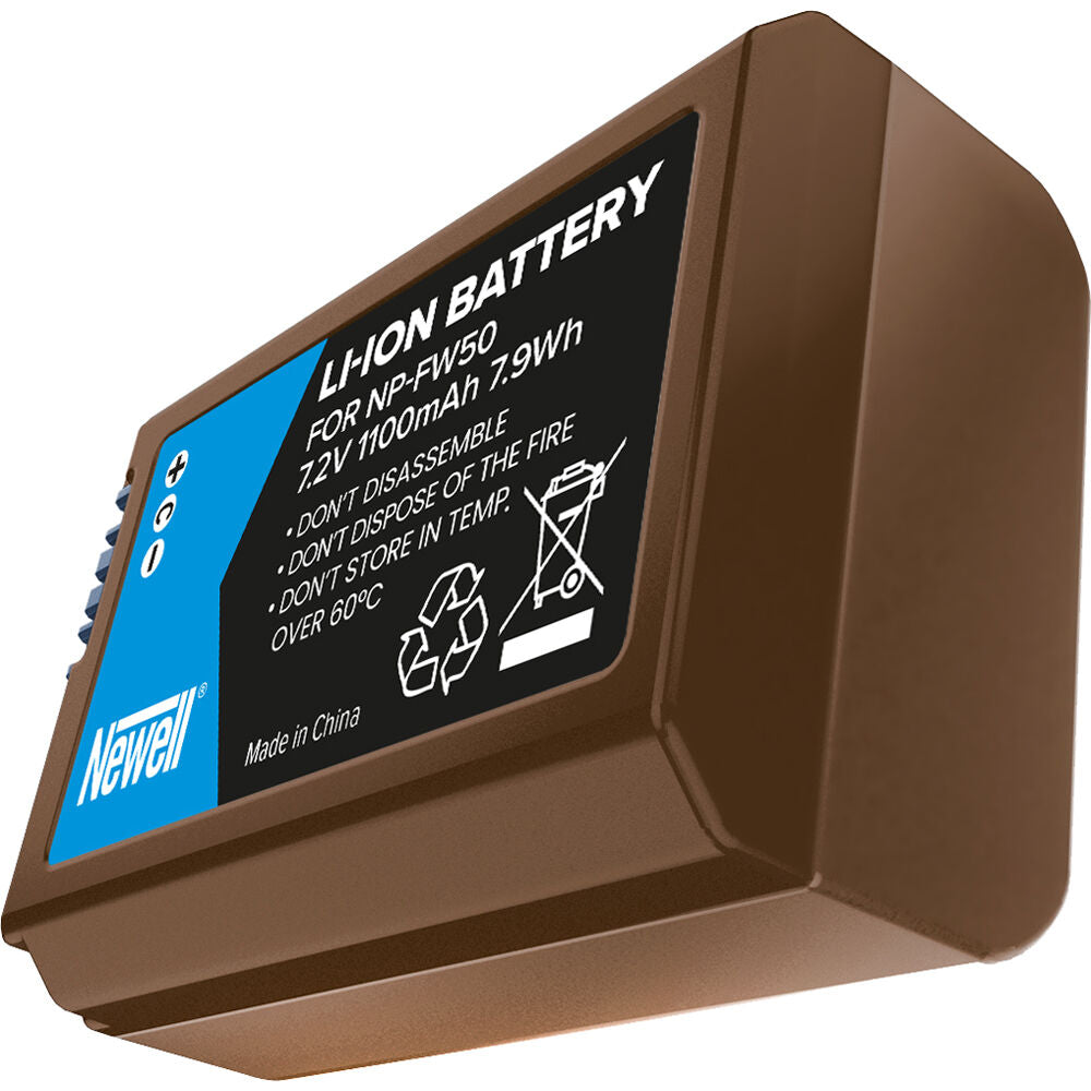 Batería Newell NP-FW50 USB-C (1100mAh) - vista lateral