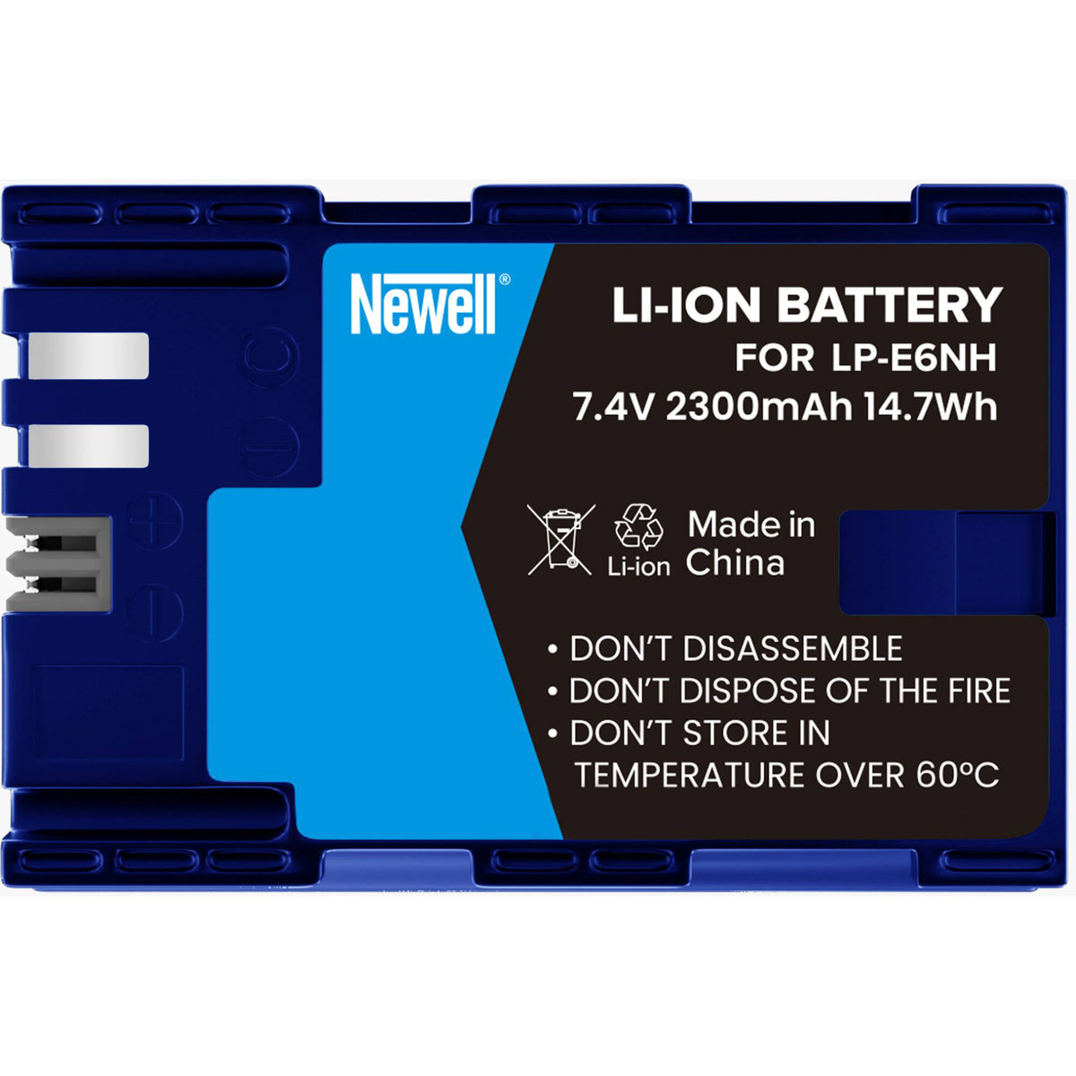 Batería Newell SupraCell LP-E6NH (2300mAh) - vista trasera