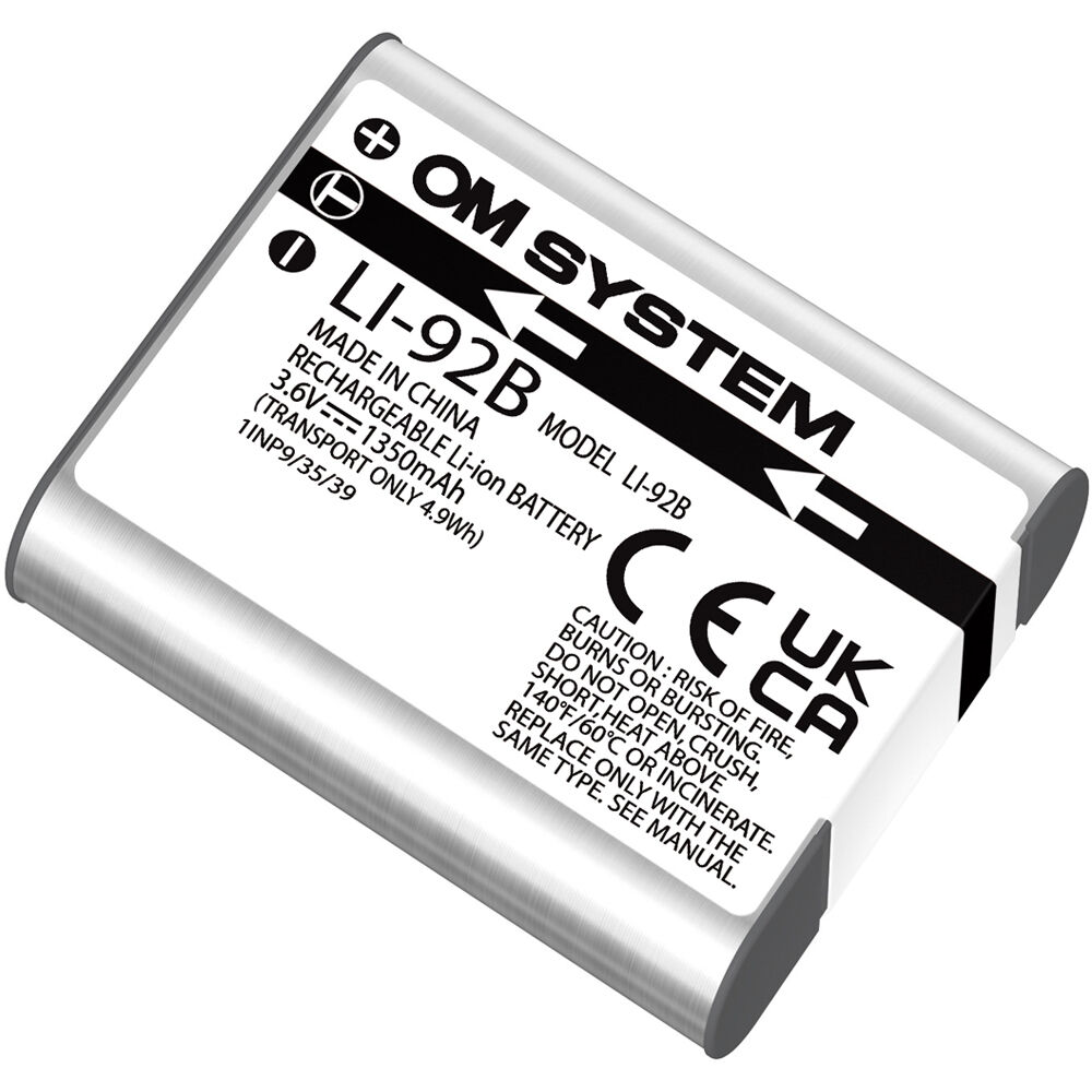 Batería OM System LI-92B - vista frontal