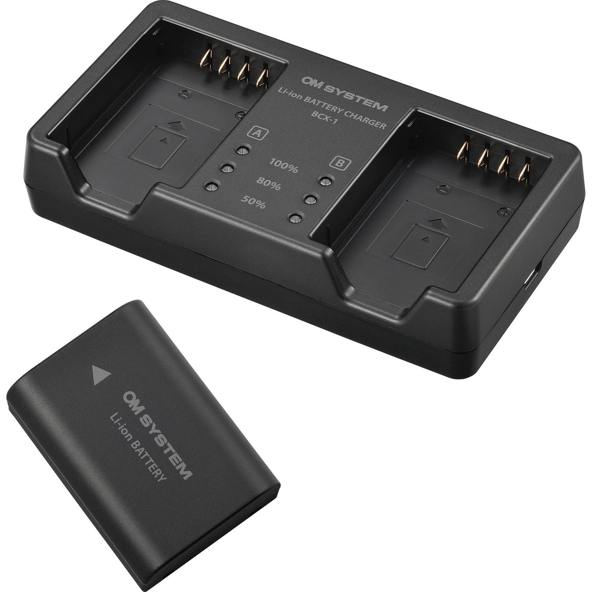 Batería OM System SBCX-1 y cargador kit - vista principal