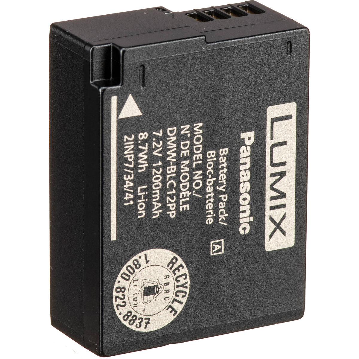 Batería Panasonic DMW-BLC12 (7.2V, 1200mAh) - vista principal