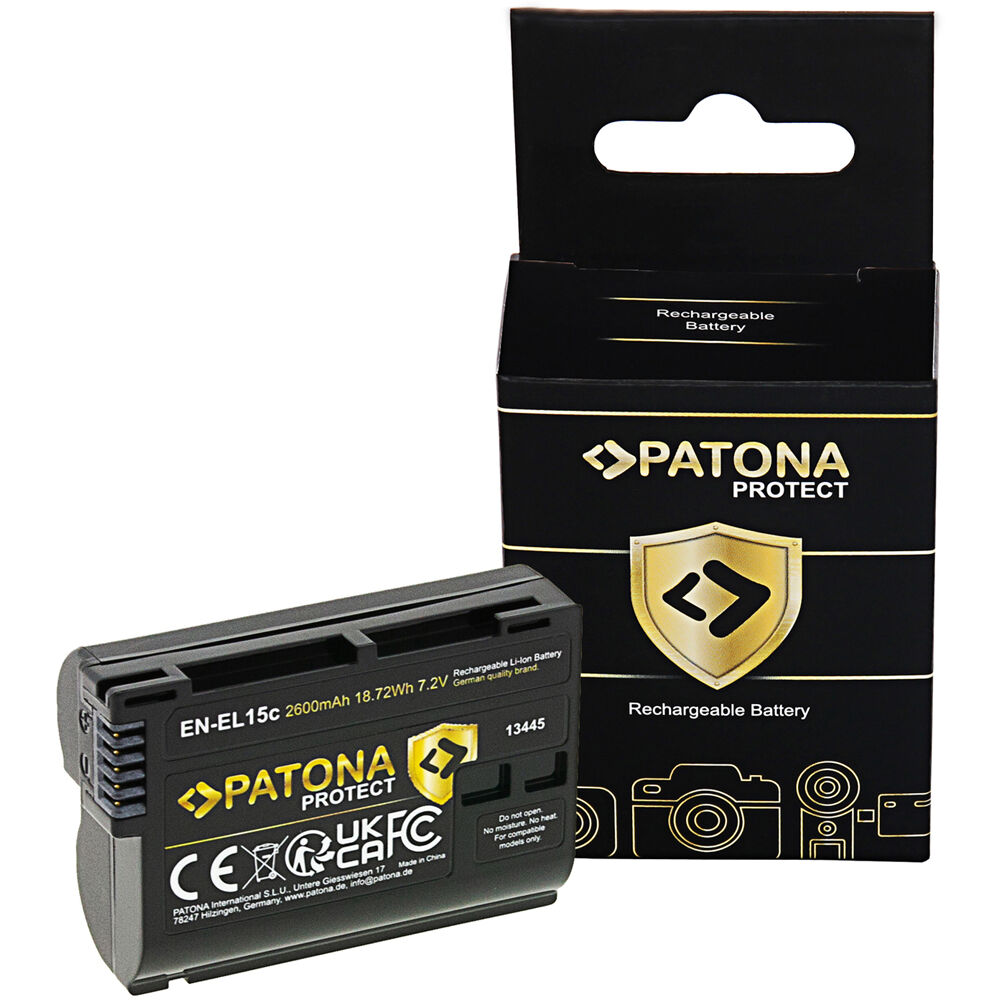 Batería PATONA PROTECT EN-EL15c (2600mAh) - vista lateral