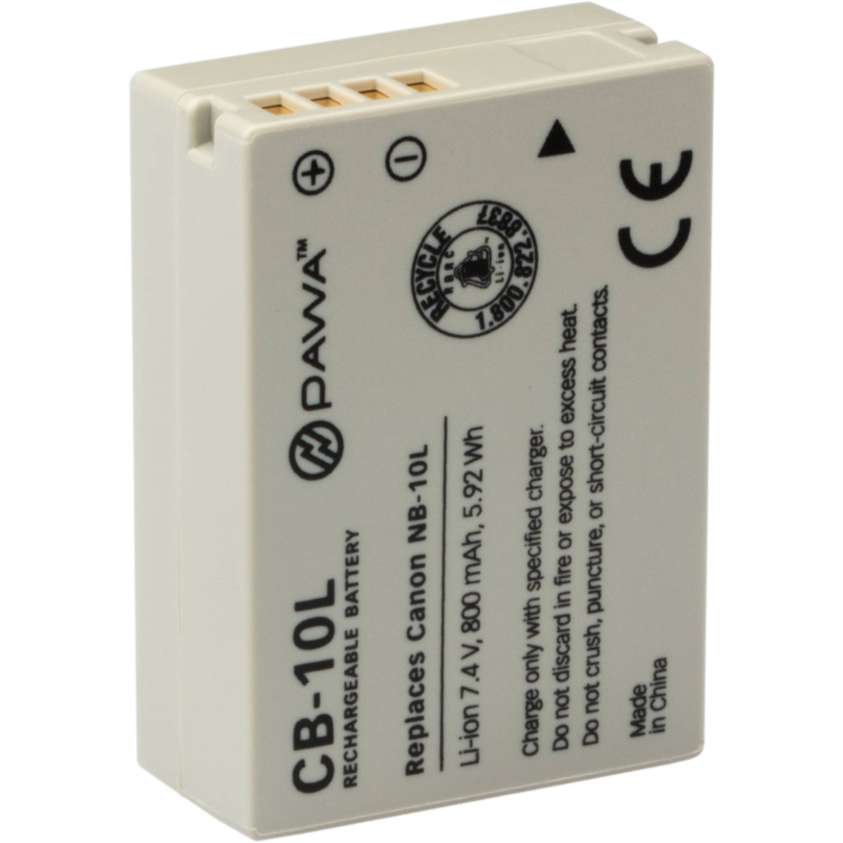 Batería Pawa NB-10L (7.4V, 800mAh) - vista principal